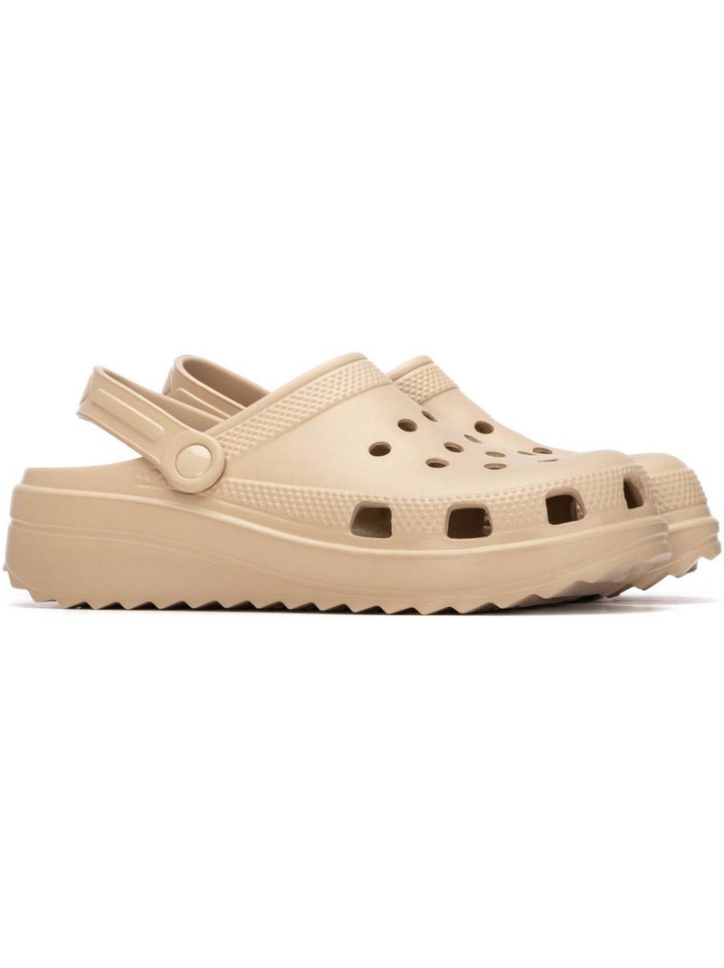 Sabot décontractée bride arrière Beige - Kiabi