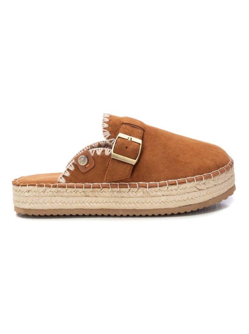 Sabot décontractée bride arrière Camel - Kiabi