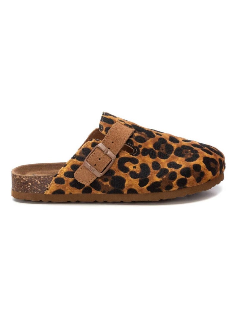 Sabot décontractée bride arrière Noir Marron - Kiabi