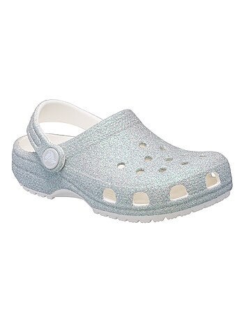 Sabot Enfant à Enfiler Crocs Classic Iridescent Glitter