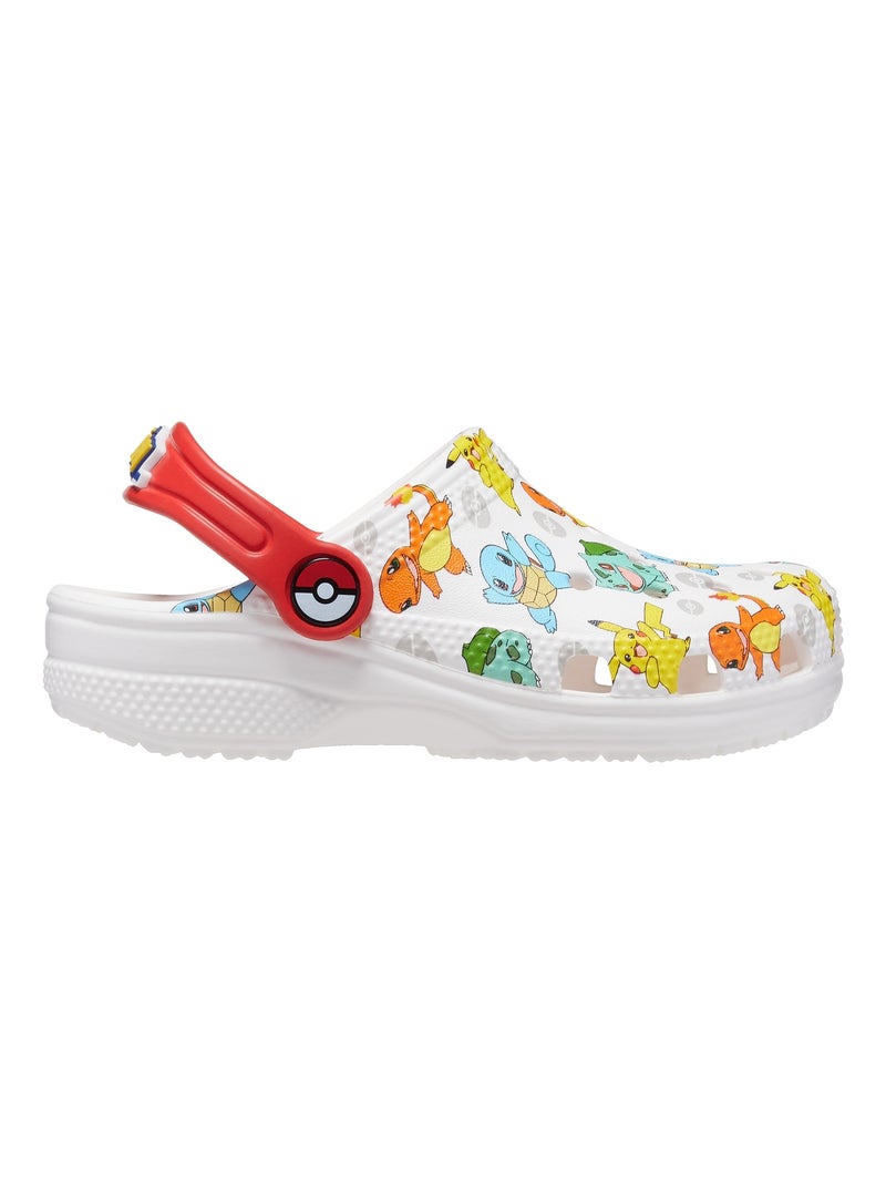 Sabot Enfant à Enfiler Crocs Classic Pokemon Blanc Multicolore - Kiabi