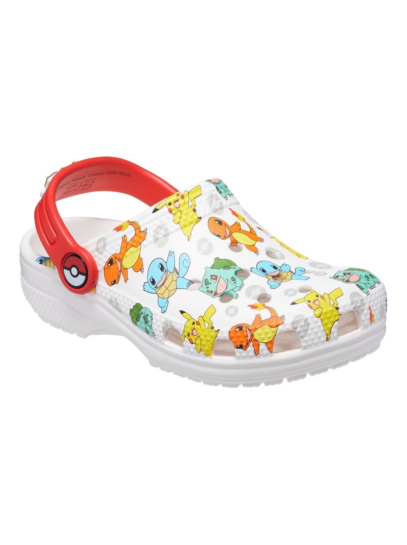 Sabot Enfant à Enfiler Crocs Classic Pokemon Blanc Multicolore - Kiabi