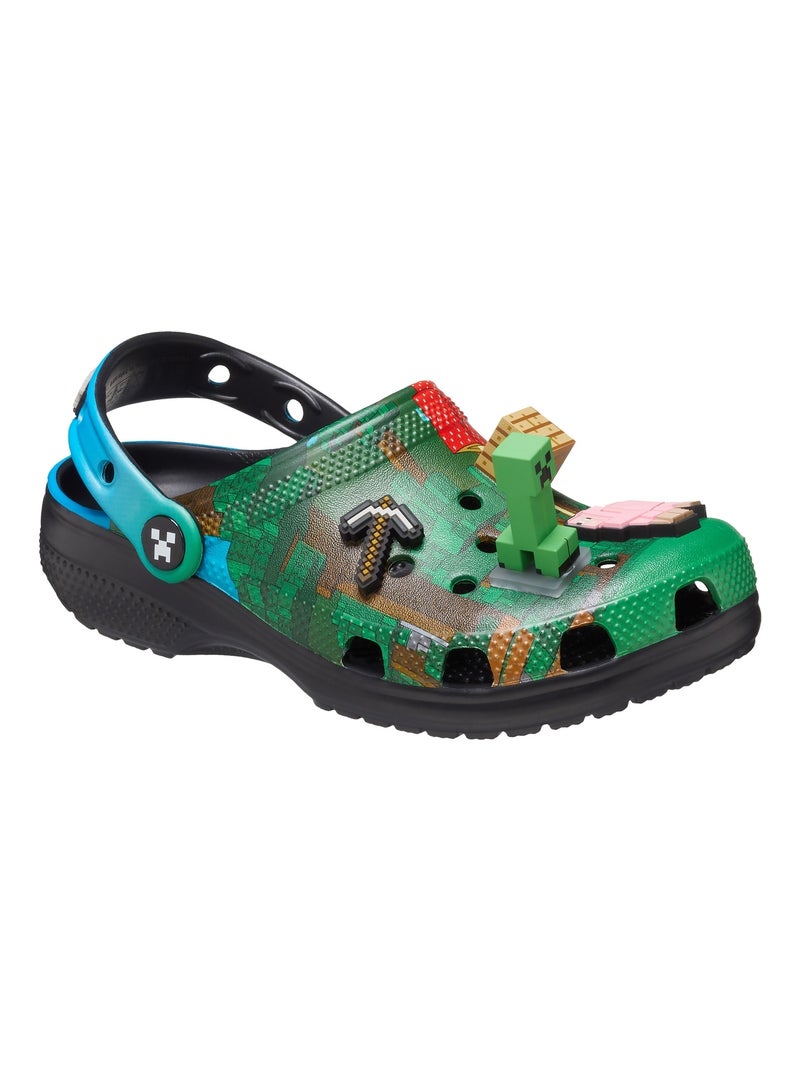 Sabot Enfant à Enfiler Crocs Minecraft Classic Vert - Kiabi