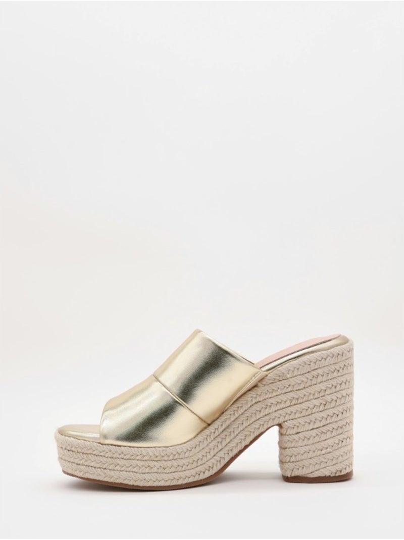Sabot Matériau Synthétique Montevita Doré/or - Kiabi