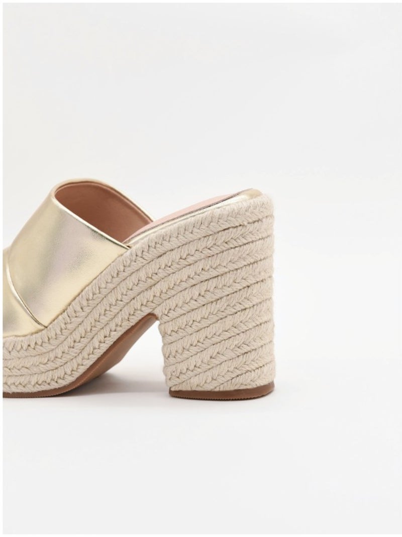 Sabot Matériau Synthétique Montevita Doré/or - Kiabi