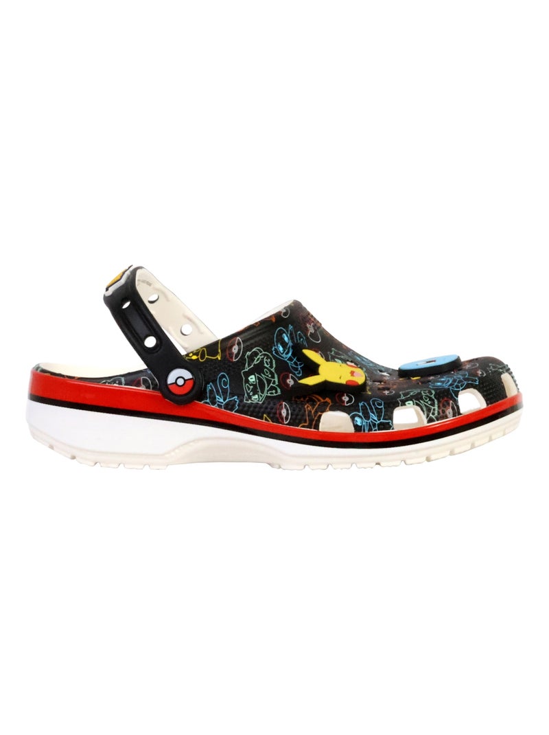 Sabot Plate à Enfiler Crocs Enfant Pokemon Print Cls Clg Noir - Kiabi