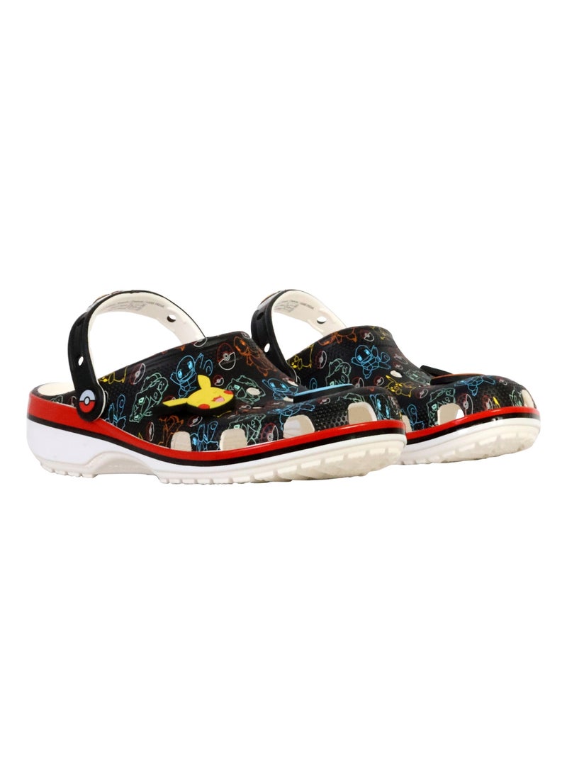 Sabot Plate à Enfiler Crocs Enfant Pokemon Print Cls Clg Noir - Kiabi