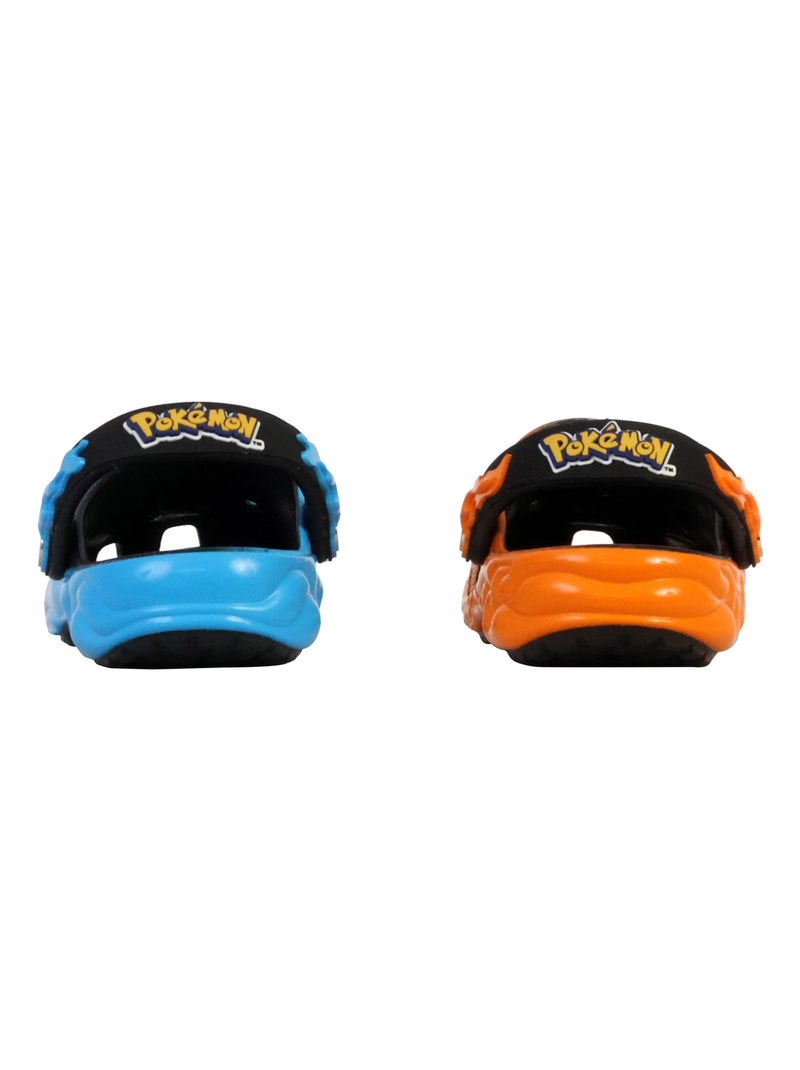 Sabot Plate à Enfiler Crocs Enfant Pokemon Print Cls Clg Noir Orange - Kiabi