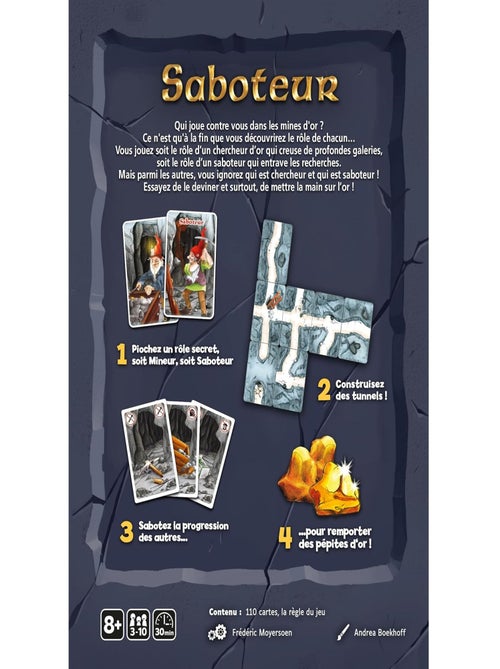Saboteur jeu d'ambiance - Kiabi