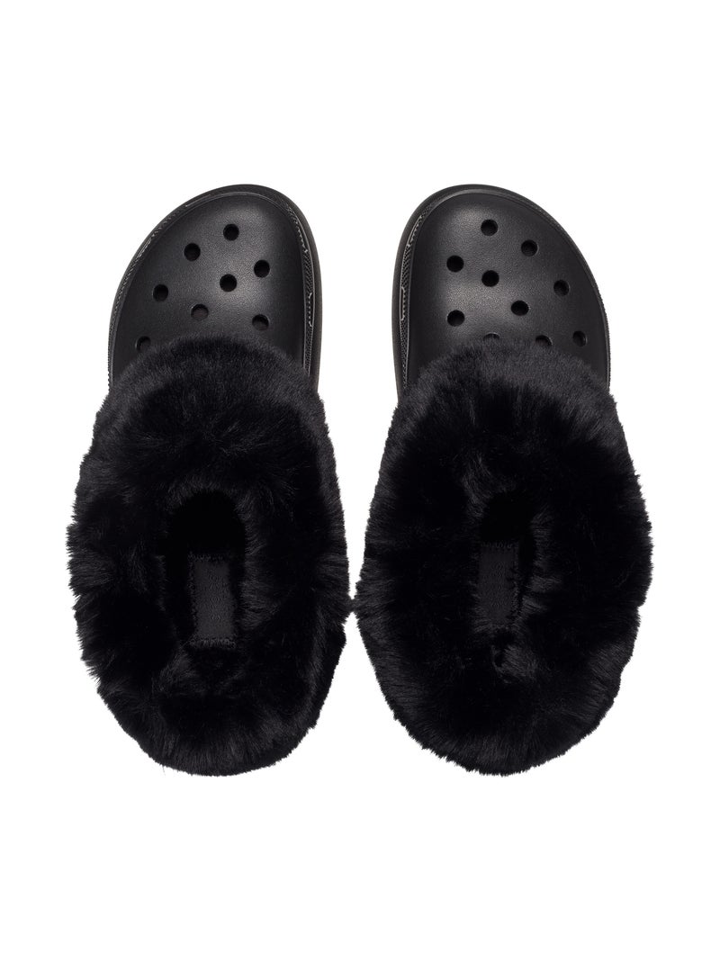 Sabots à Enfiler Crocs Furever Crush Noir - Kiabi