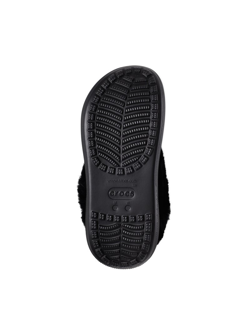 Sabots à Enfiler Crocs Furever Crush Noir - Kiabi