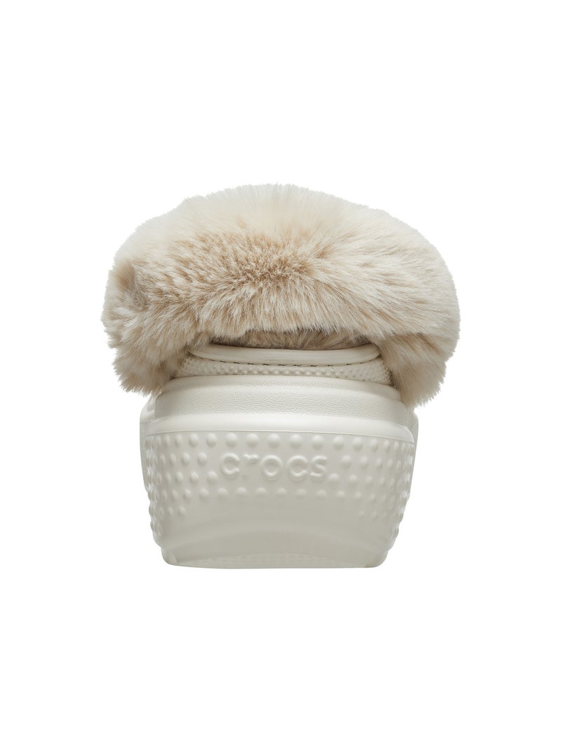 Sabots à Enfiler Crocs Stomp Lined Clog Beige - Kiabi
