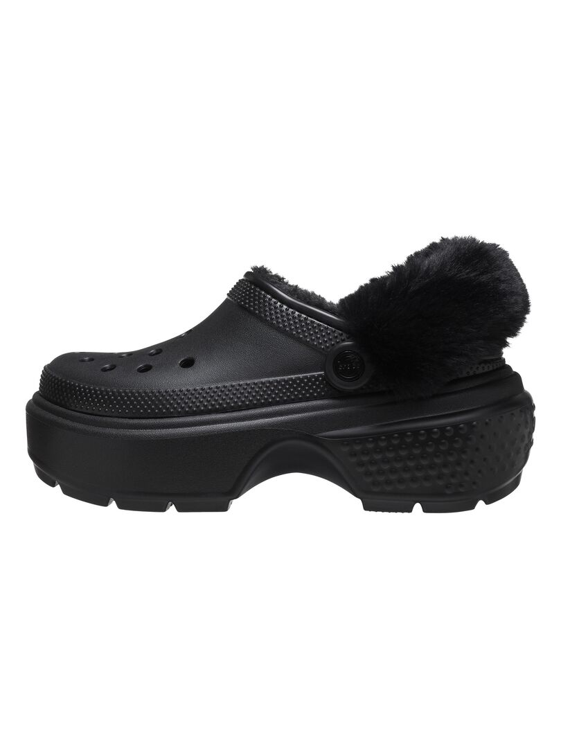 Sabots à Enfiler Crocs Stomp Lined Clog Noir - Kiabi