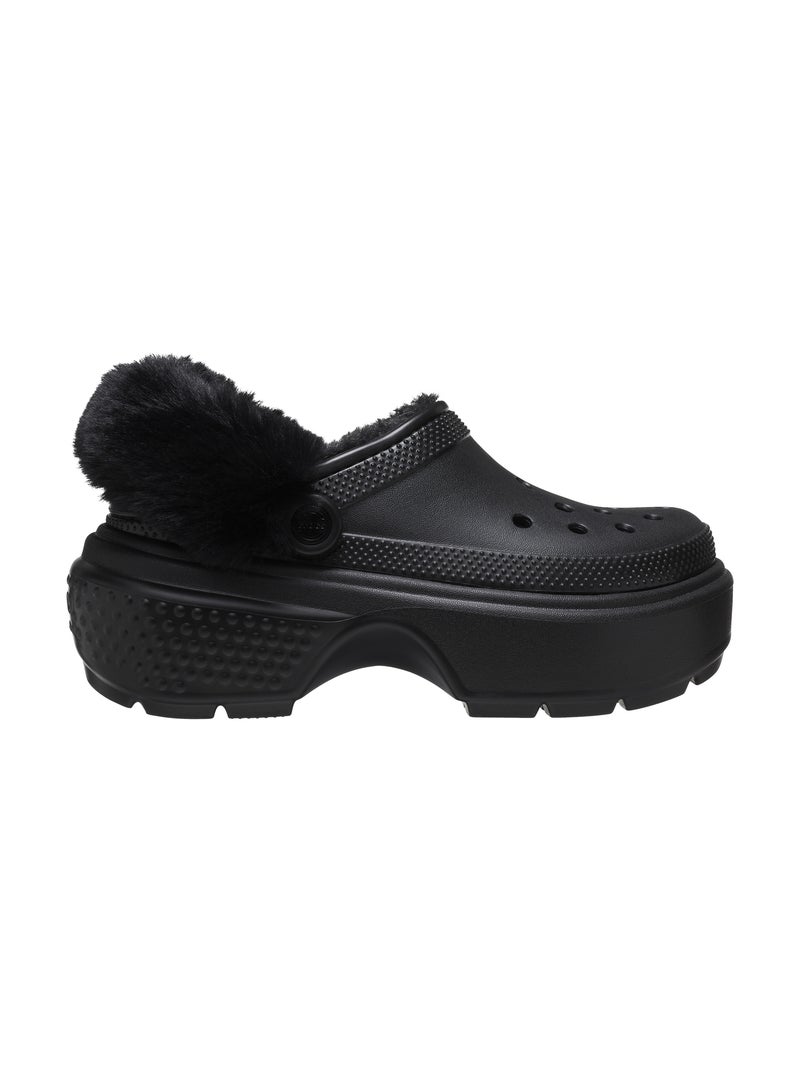 Sabots à Enfiler Crocs Stomp Lined Clog Noir - Kiabi