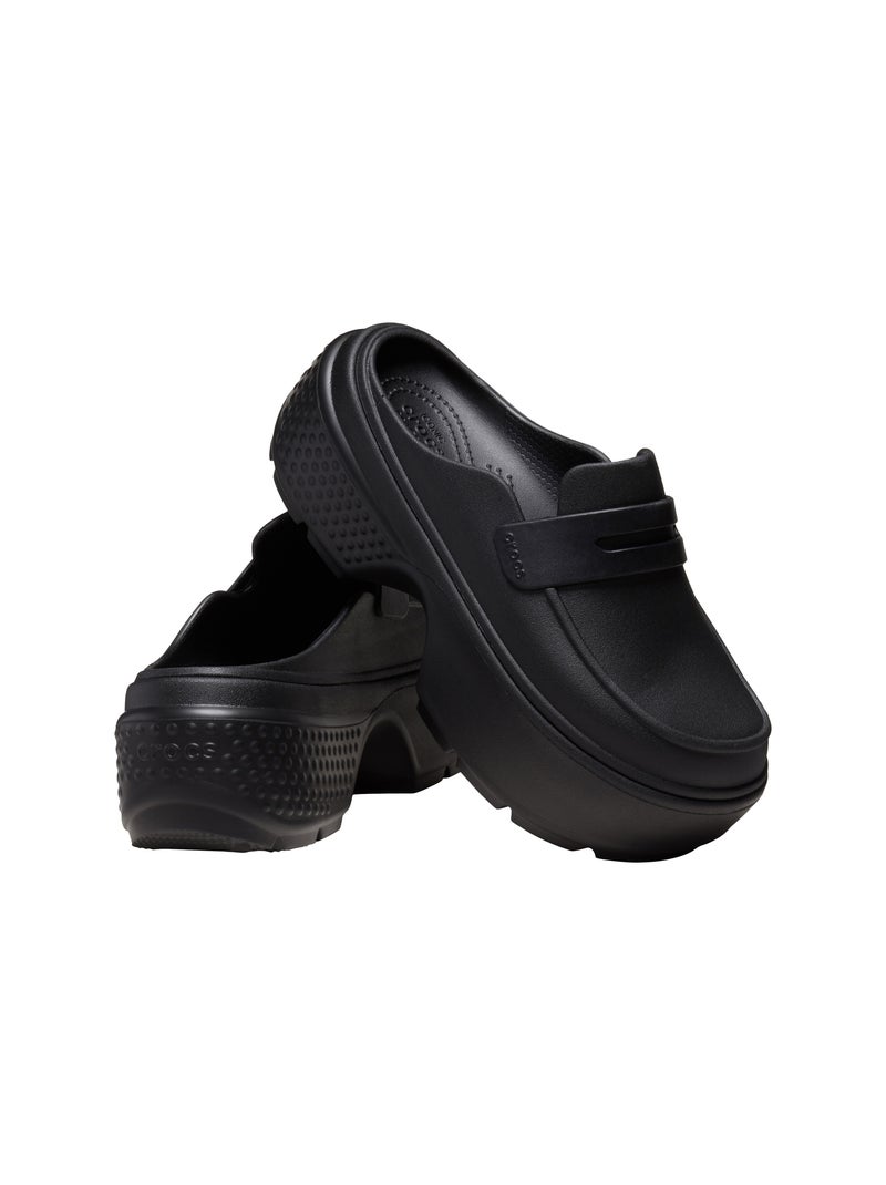 Sabots à Enfiler Crocs Stomp Loafer Noir - Kiabi