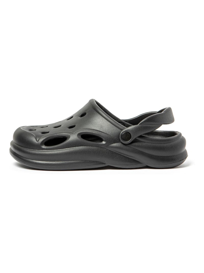 Sabots Brasileras unisex avec semelle en gomme antidérapante Noir - Kiabi