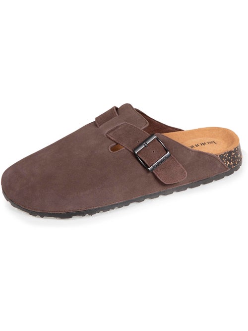 Sabots en cuir, semelle extra souple  isotoner - Kiabi