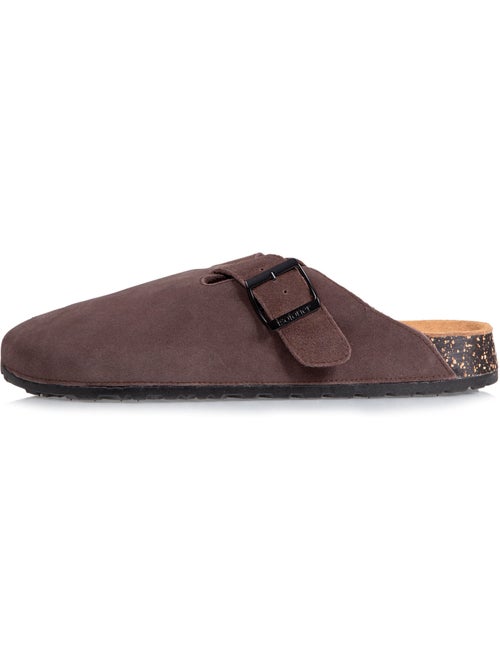Sabots en cuir, semelle extra souple  isotoner - Kiabi