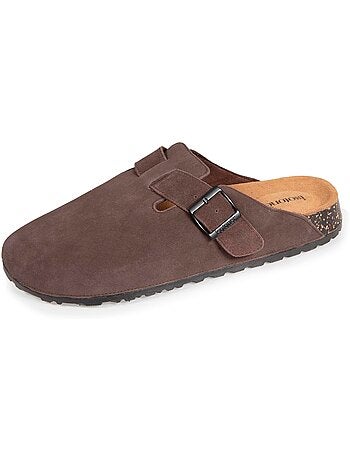 Sabots en cuir, semelle extra souple