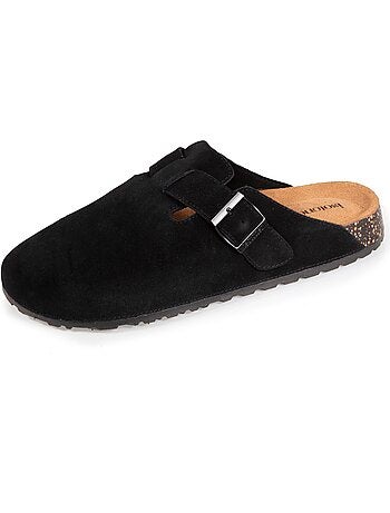 Sabots en cuir, semelle extra souple