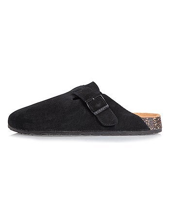 Sabots en cuir, semelle extra souple