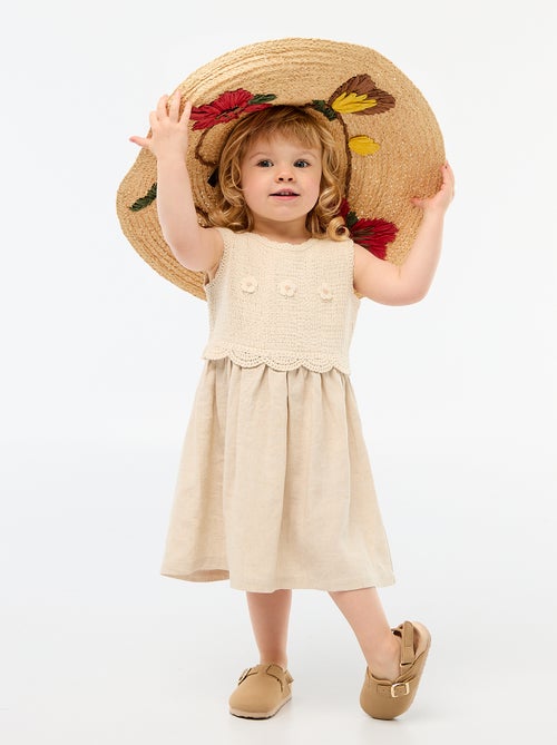 Sabots en suédine à scratch - Kiabi