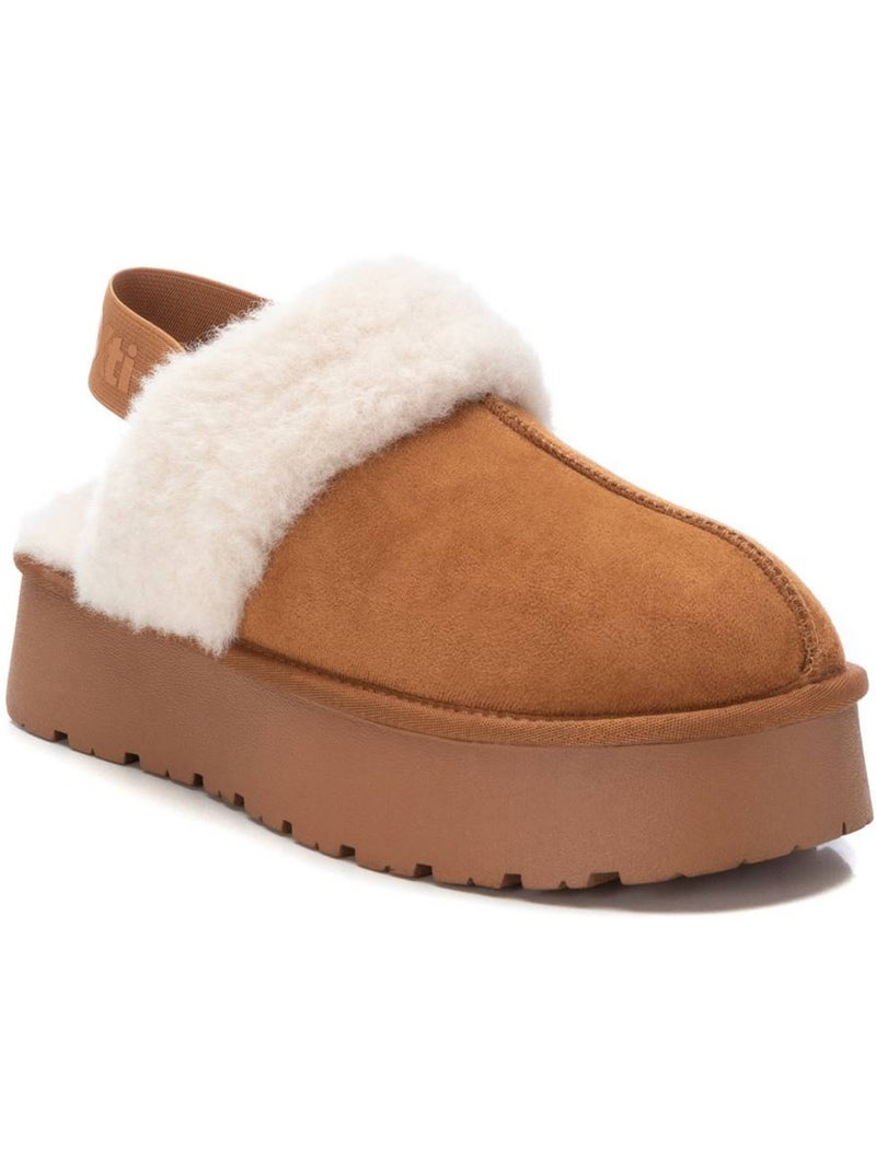 Sabots fourrés à élastique   Femme Xti Microfiber Camel - Kiabi