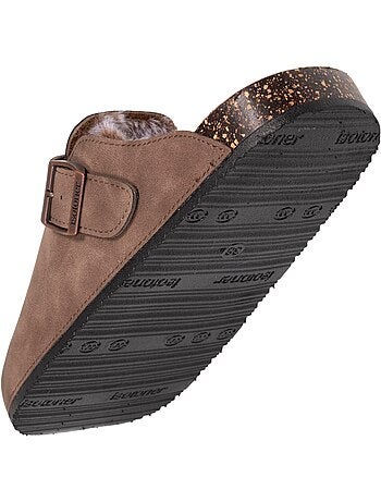Sabots fourrés, semelle extra-flex, légers, patch talon confort