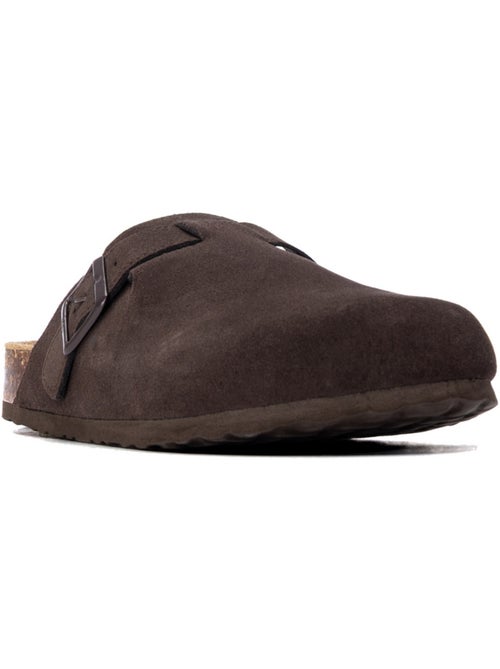 Sabots homme en cuir - Kiabi