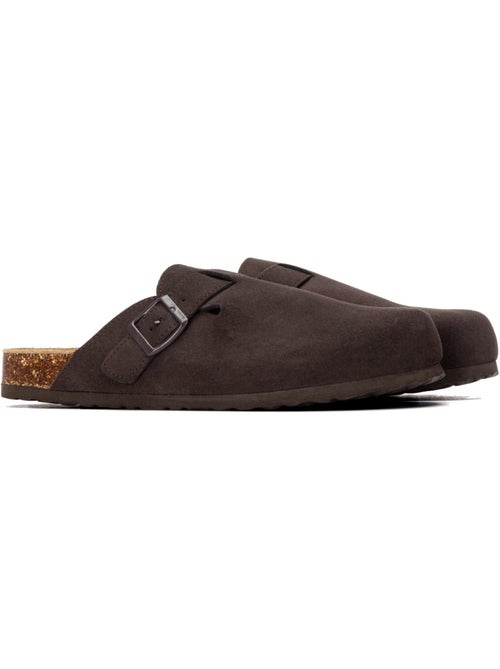 Sabots homme en cuir - Kiabi