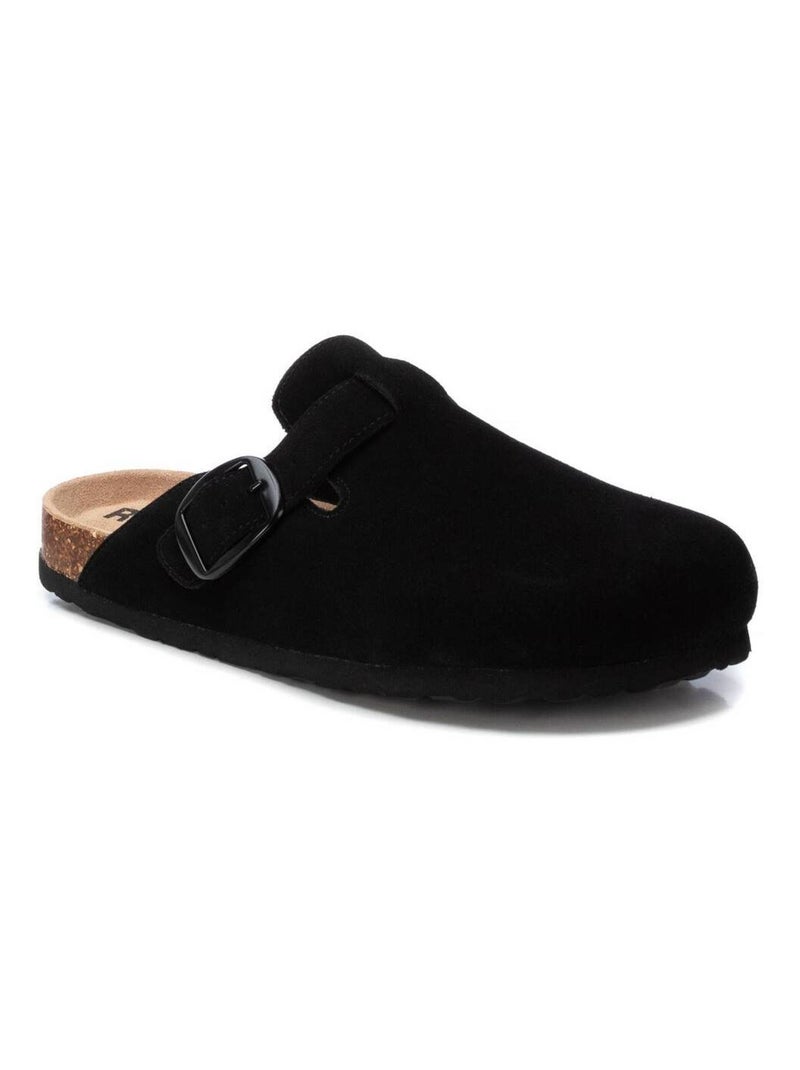 Sabots homme en cuir Noir - Kiabi
