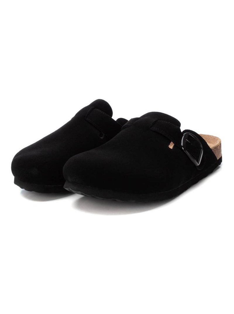 Sabots homme en cuir Noir - Kiabi