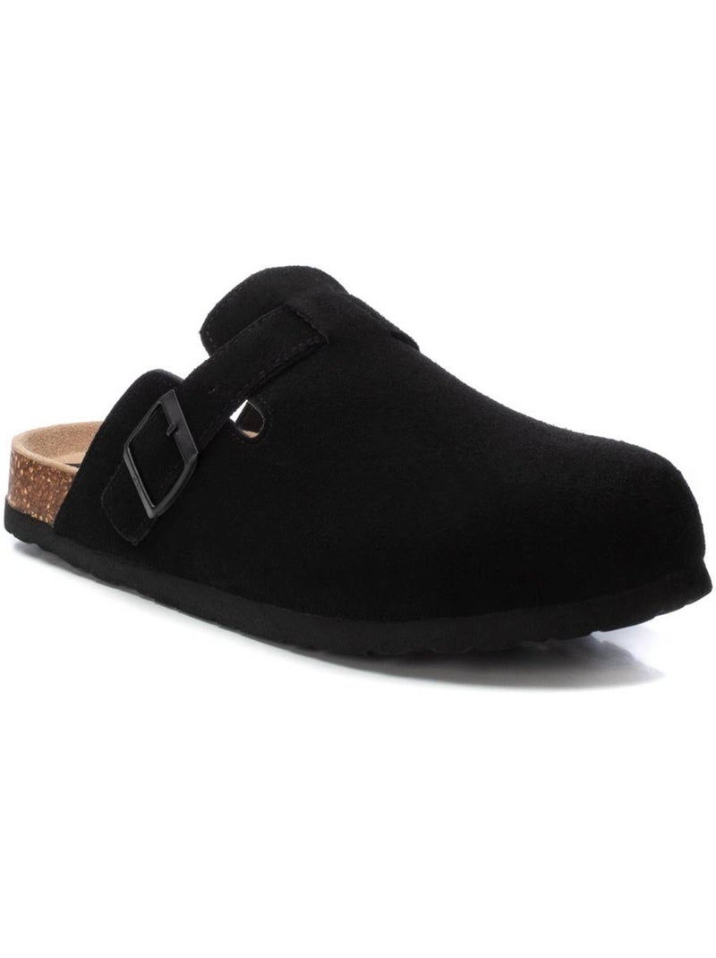 Sabots homme en cuir Noir - Kiabi