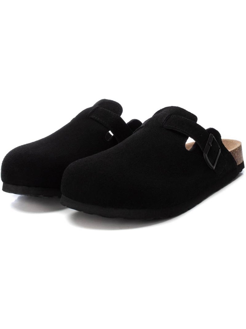 Sabots homme en cuir Noir - Kiabi