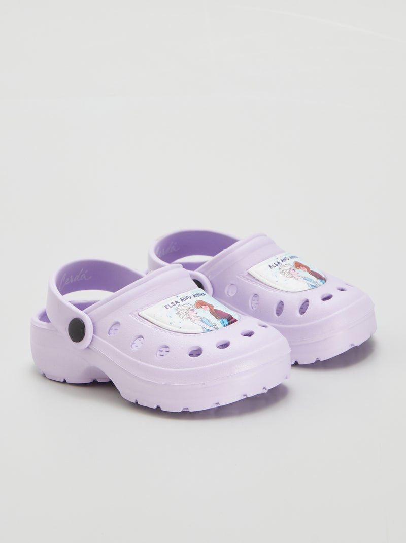 Sabots 'La Reine des neiges' 'Disney' Mauve - Kiabi