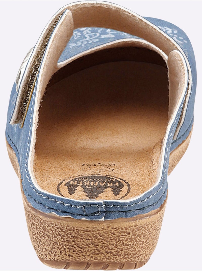 Sabots Largeur Pied Fort - Taille Standard - Witt Bleu jean - Kiabi