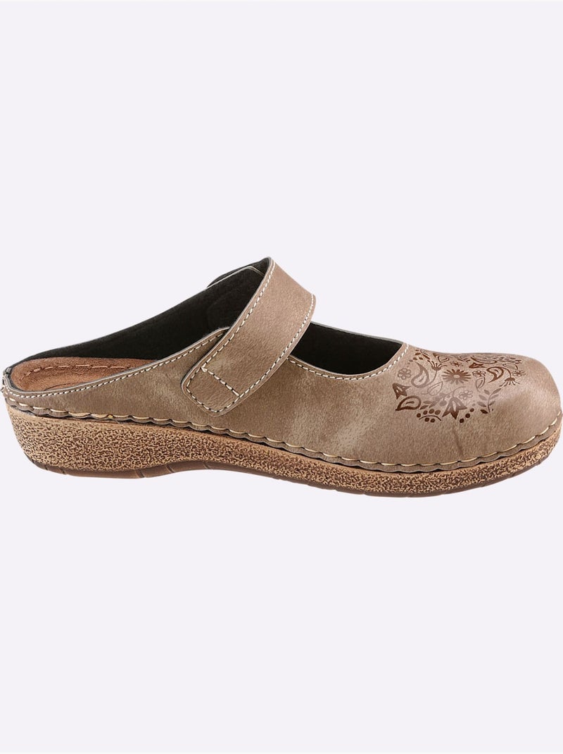 Sabots Largeur Pied Fort - Taille Standard - Witt Gris taupe - Kiabi