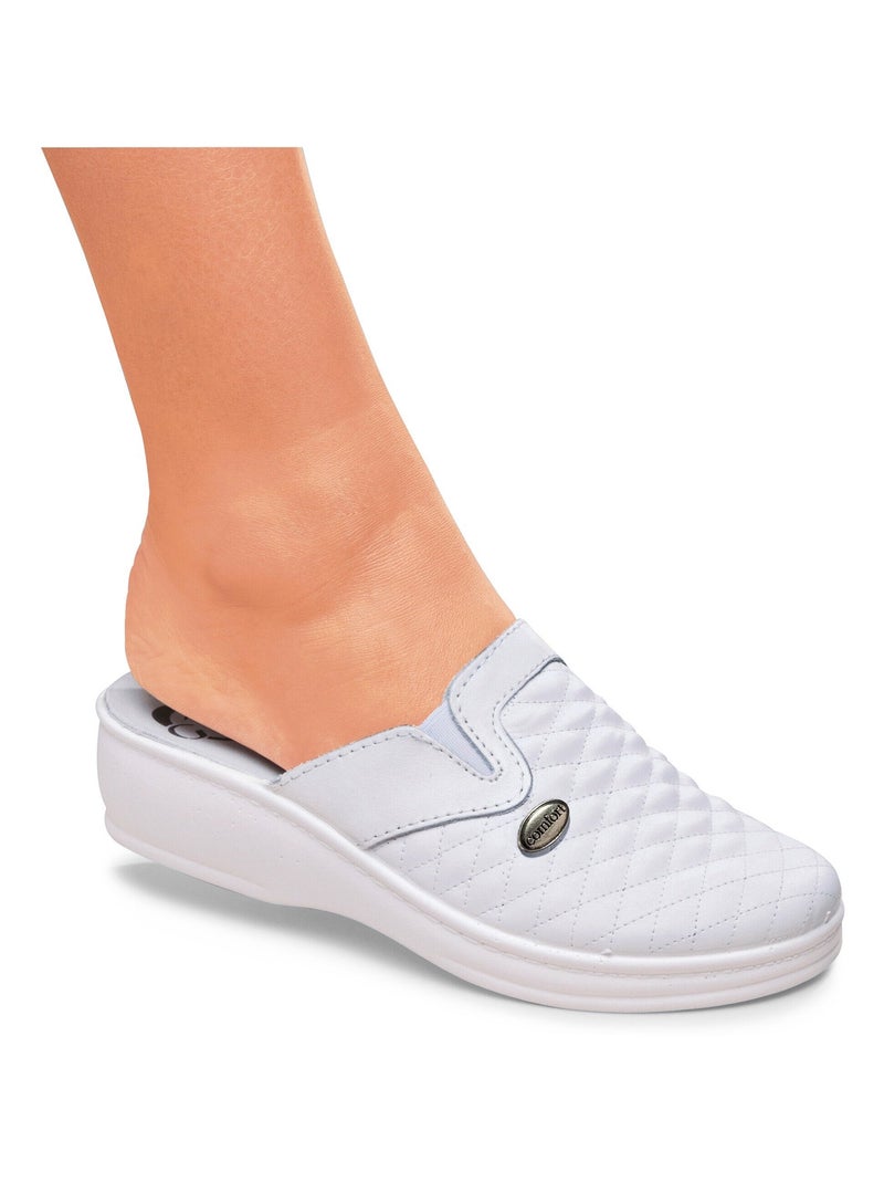 Sabots mixtes grande largeur - Afibel Blanc - Kiabi