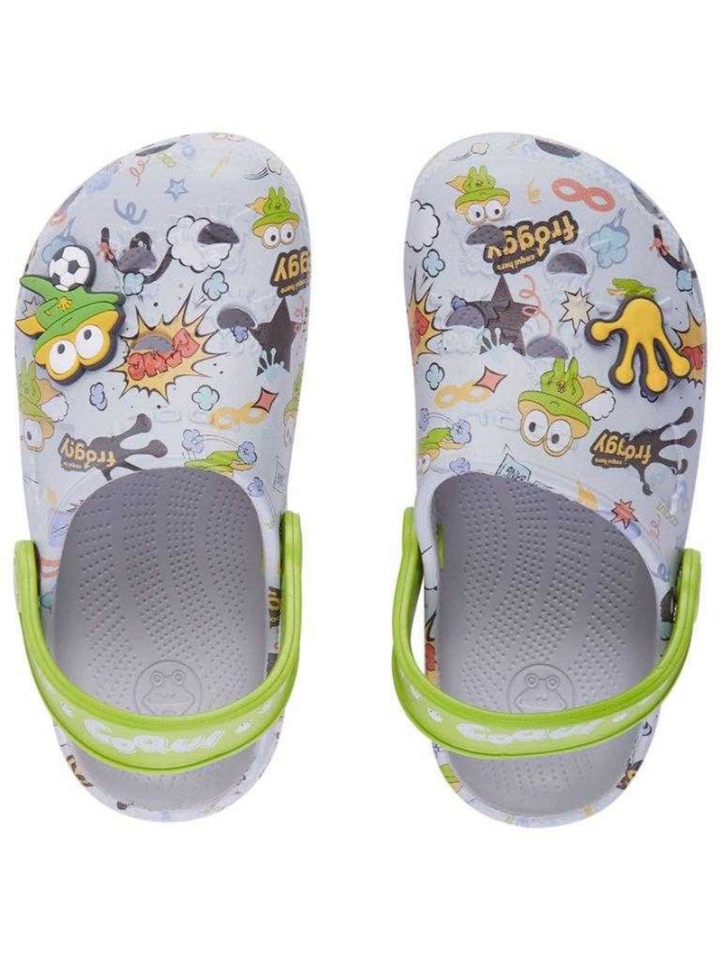 Sabots motif/style petite grenouille - coqui Blanc Vert - Kiabi