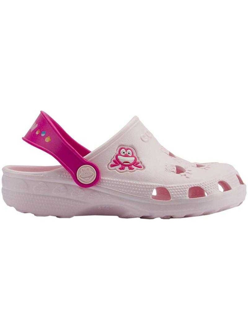 Sabots motif/style petite grenouille - coqui Rose clair - Kiabi