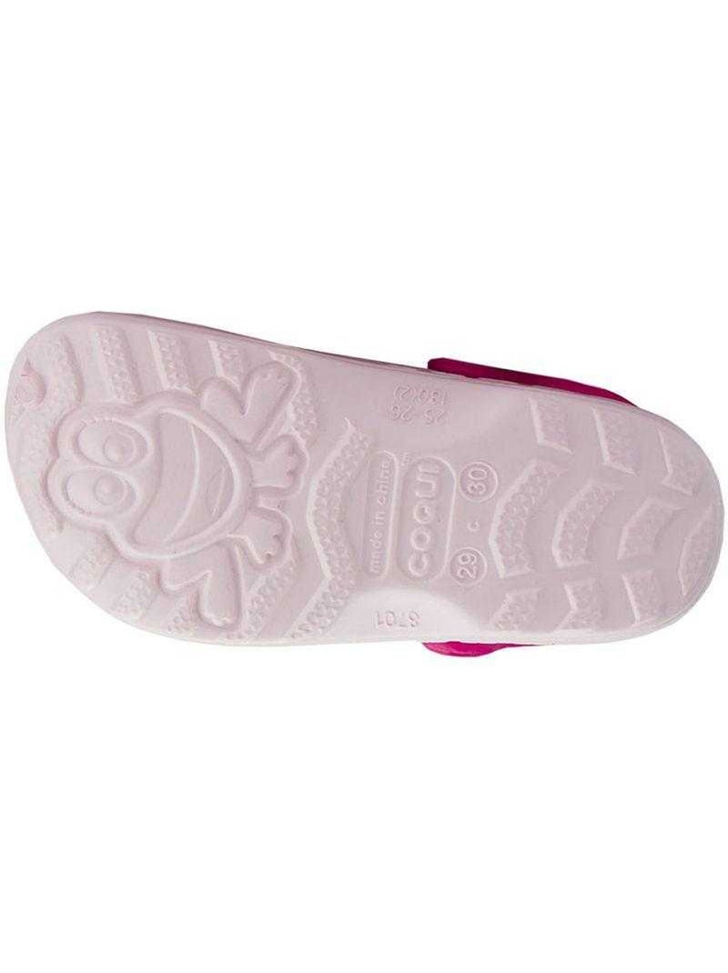 Sabots motif/style petite grenouille - coqui Rose clair - Kiabi