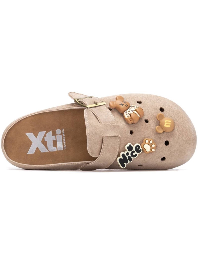 Sabots plats femme Beige - Kiabi
