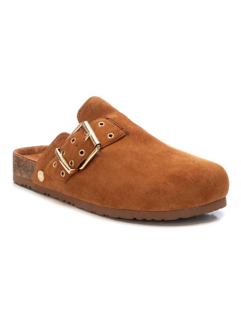 Sabots plats femme Camel - Kiabi