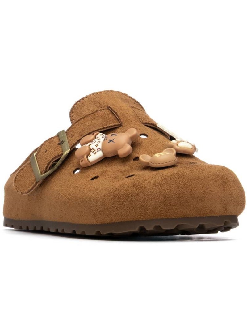 Sabots plats femme Camel - Kiabi