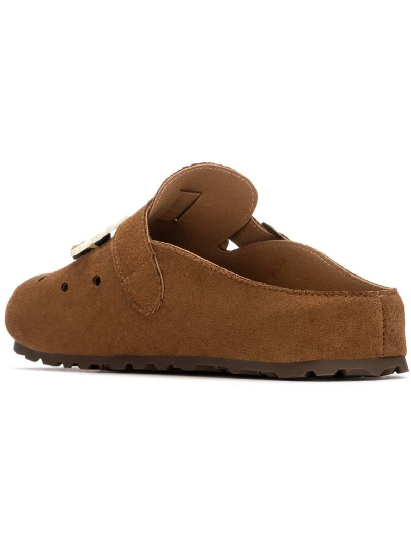 Sabots plats femme Camel - Kiabi