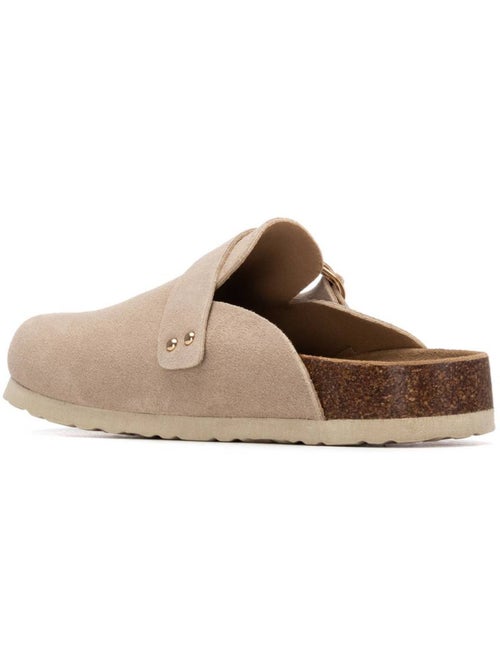 Sabots plats femme en cuir - Kiabi Sabots plats femme en cuir - Kiabi