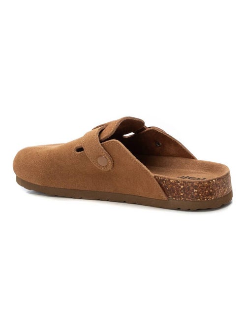 Sabots plats femme en cuir - Kiabi