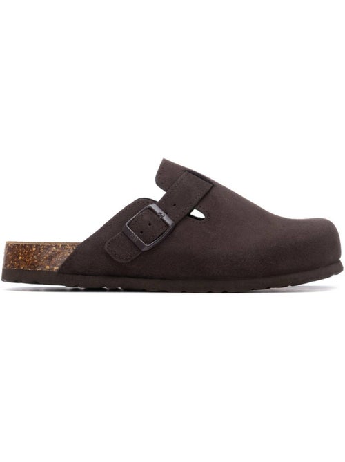 Sabots plats femme en cuir - Kiabi Sabots plats femme en cuir - Kiabi