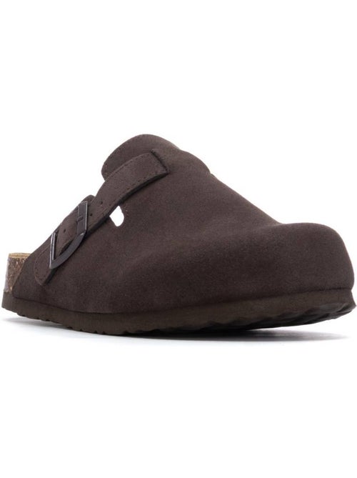 Sabots plats femme en cuir - Kiabi Sabots plats femme en cuir - Kiabi