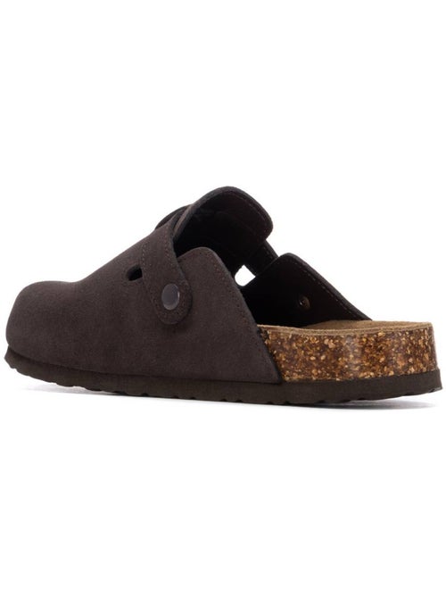 Sabots plats femme en cuir - Kiabi Sabots plats femme en cuir - Kiabi